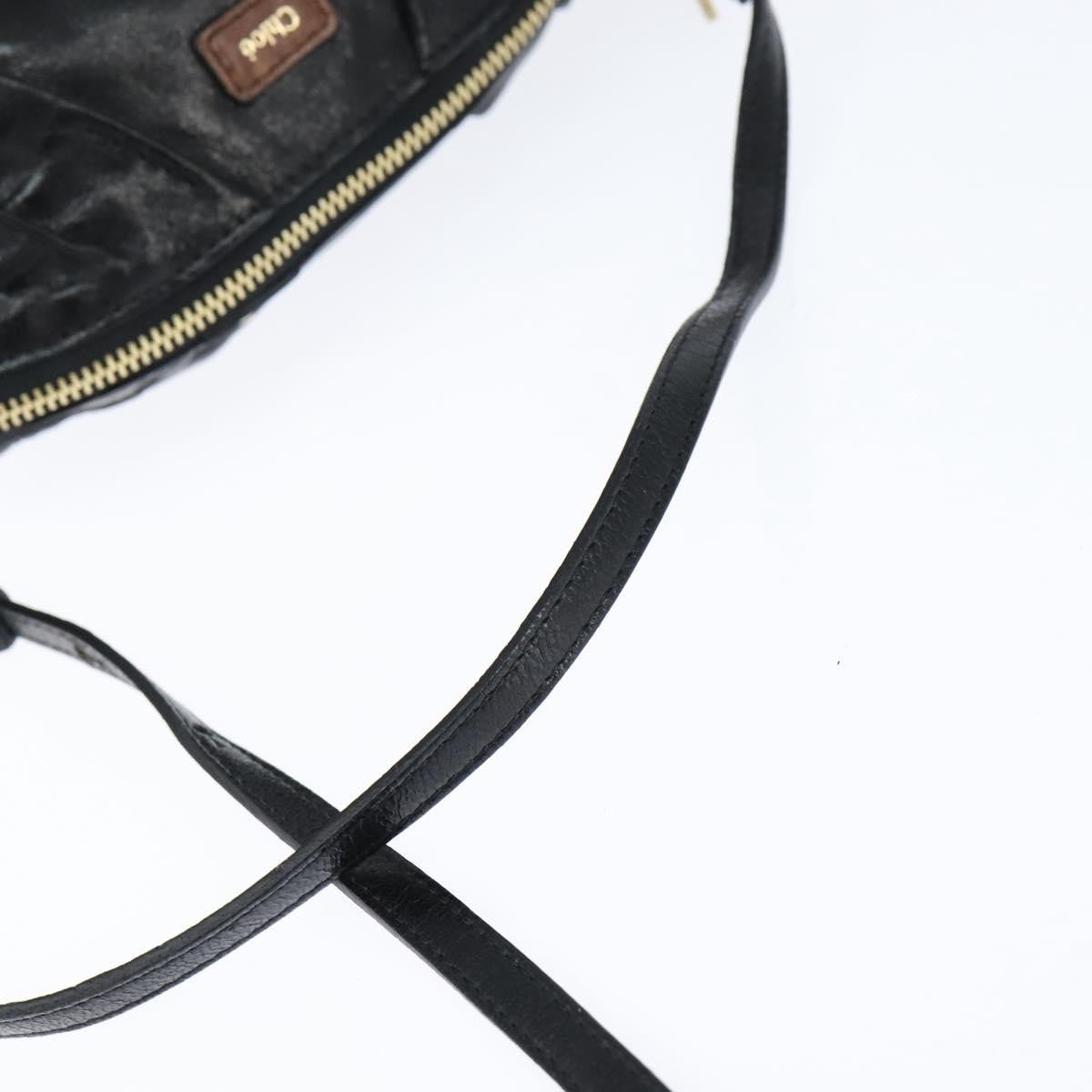 Chloe shoulder bag Leather, Black, Leather, Shoulder Bag