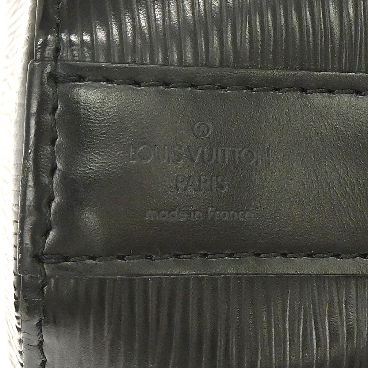 Louis Vuitton Vintage Sac d'Epaule Epi Leather, Black, Leather, Handbag