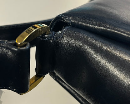 Gucci D-Ring leather, Navy, Leather, Handbag