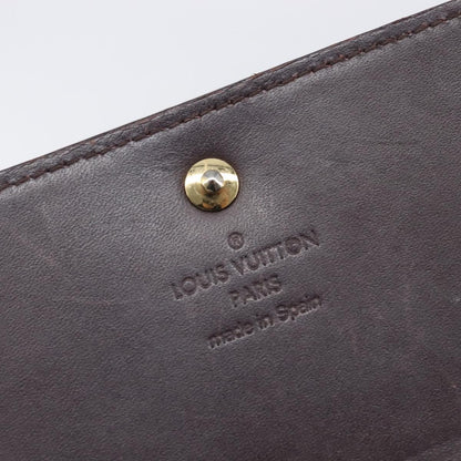 Louis Vuitton Elise Monogram Vernis, Burgundy, Patent Leather, Wallet