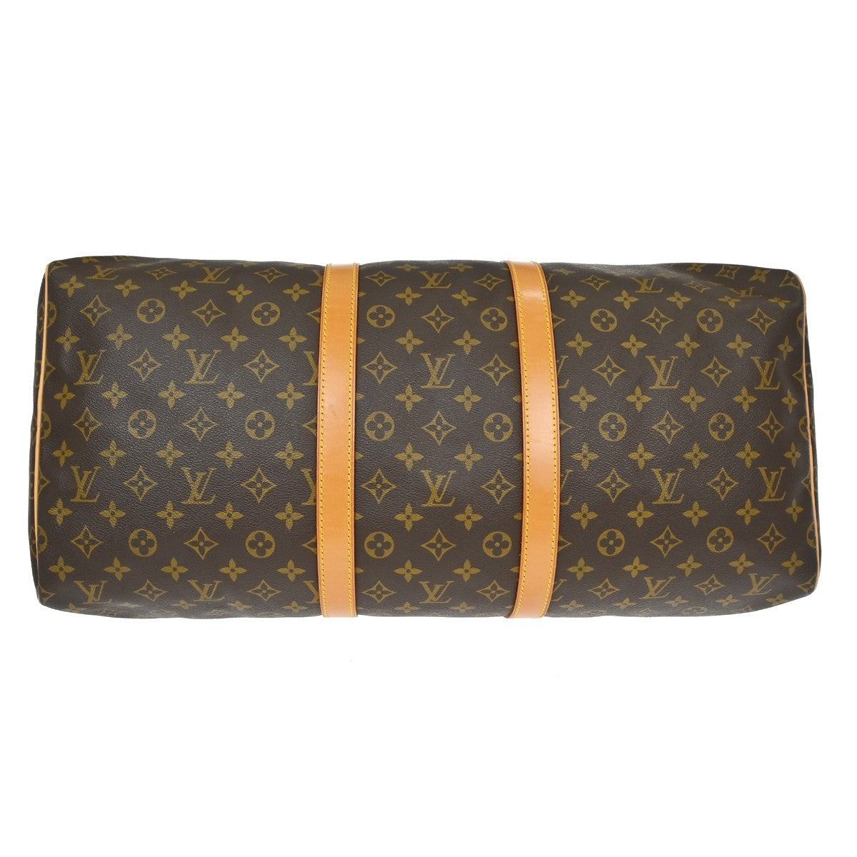 Louis Vuitton Keepall Monogram Canvas, Brown, Canvas, Travel Bag