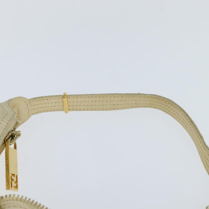 Fendi Zip hobo leather, Beige, Leather, Shoulder Bag