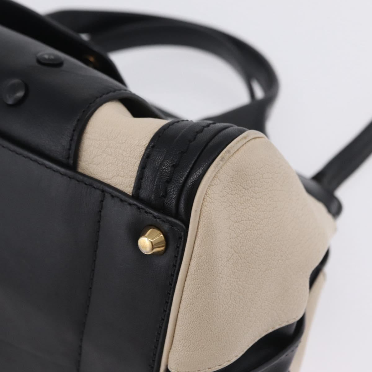 Chloe Alice Satchel Leather, Black, Leather, Handbag