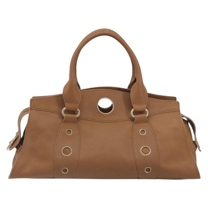 Celine Vintage Leather, Brown, Leather, Handbag