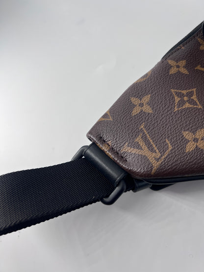 Louis Vuitton Christopher Bumbag Macassar Monogram Canvas, BROWN, CANVAS, Travel bag