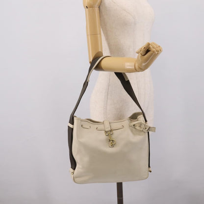 Gucci Shoulder Leather, Beige, Leather, Shoulder Bag