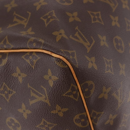 Louis Vuitton Keepall Bandoulière Monogram, Brown, Canvas, Travel Bag