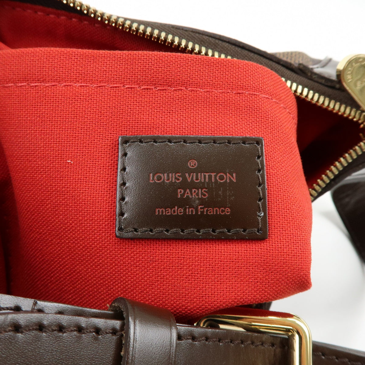 Louis Vuitton Thames Damier, Brown, Canvas, Handbag