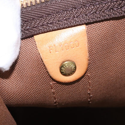 Louis Vuitton Keepall Monogram, Brown, Canvas, Travel Bag