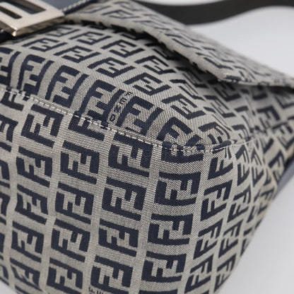 Fendi Fendi mamma baguette Monogram Canvas, Navy, Canvas, Handbag