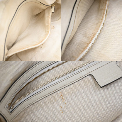 Gucci Soho Messenger Leather, White, Leather, Shoulder Bag