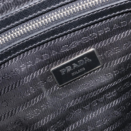 Prada Vintage Leather, Black, Leather, Handbag