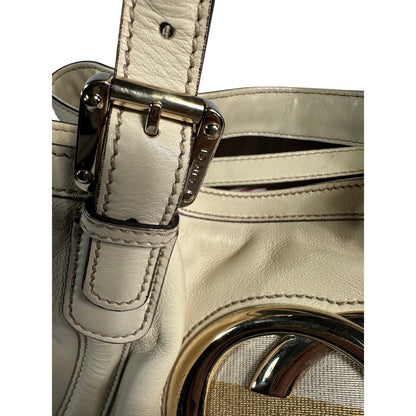 Τσάντα Tote GUCCI Britt από δέρμα μοσχαριού