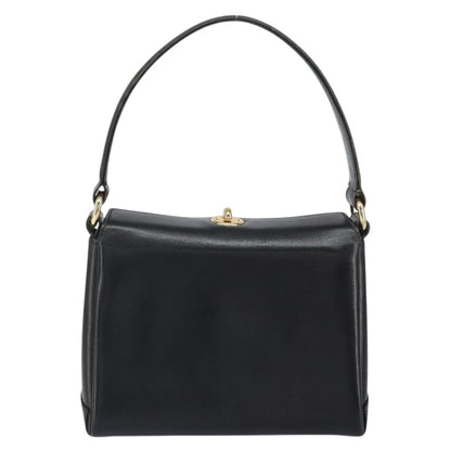 Gucci Vintage Handbag Leather, BLACK, LEATHER, Handbag