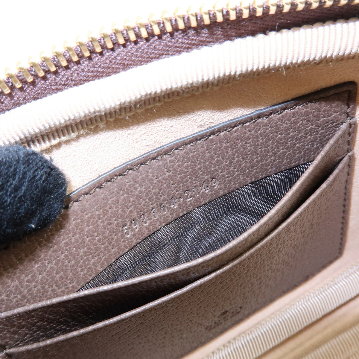 Gucci Ophidia GG Coated Canvas, Brown, Leather, Crossbody Bag