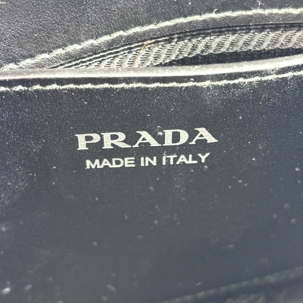 Prada Monochrome Saffiano Leather, Black, Leather, Tote Bag