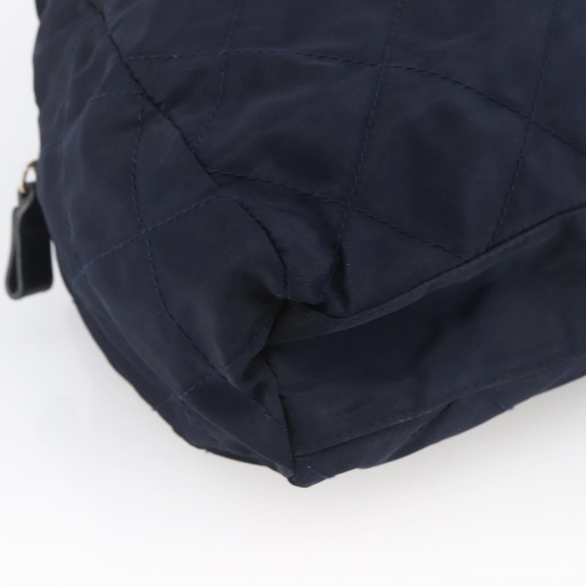 Prada Re-Edition 1995 Chain Quilted Re-Nylon, Navy, Nylon, Tote Bag