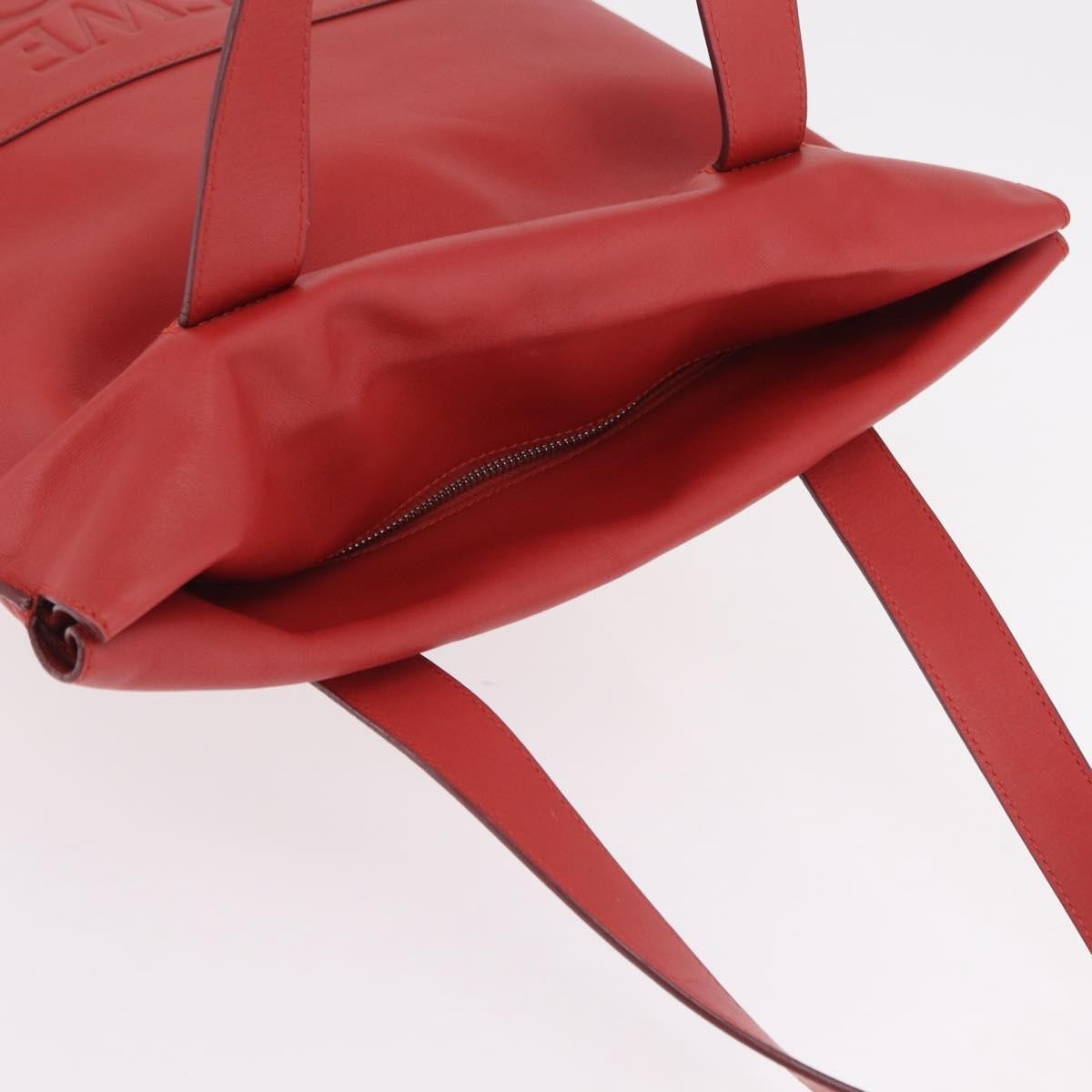 Loewe Tote Leather, Red, Leather, Tote Bag