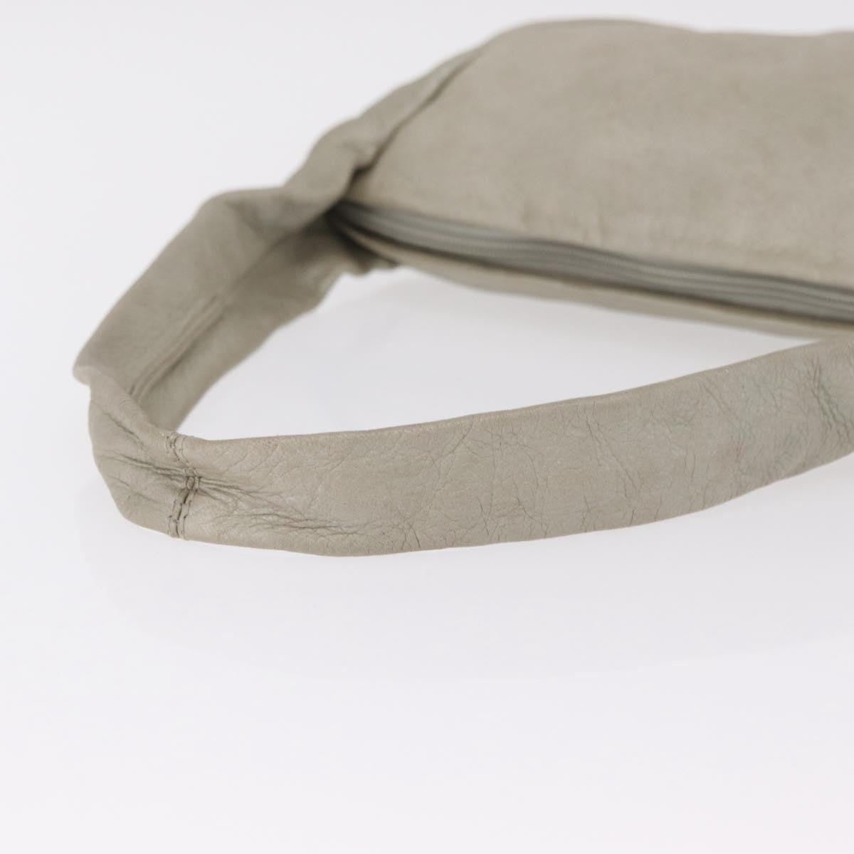 Bottega Veneta Shoulder Leather, Gray, Leather, Shoulder Bag