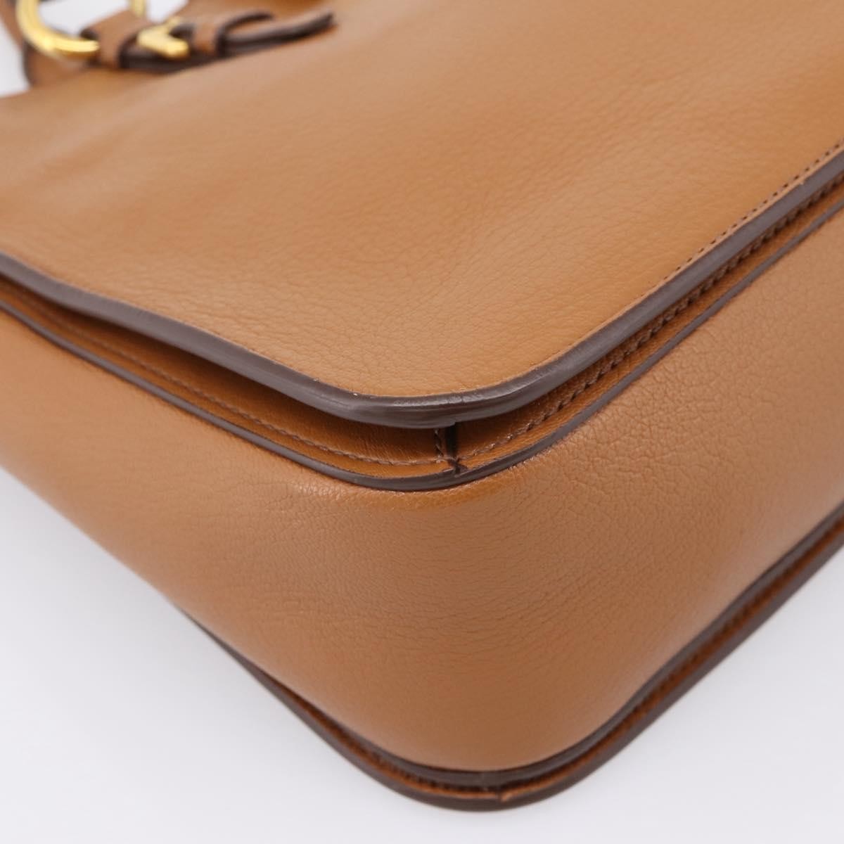 Miu Miu Madras Convertible Lock Leather, Brown, Leather, Tote Bag