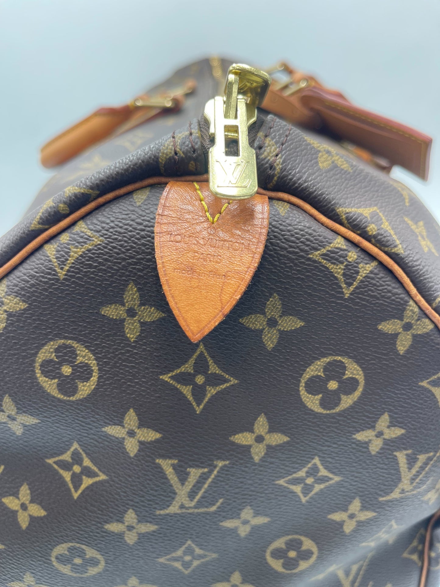 Louis Vuitton Keepall Bag Monogram Canvas, Brown, Canvas, Travel Bag