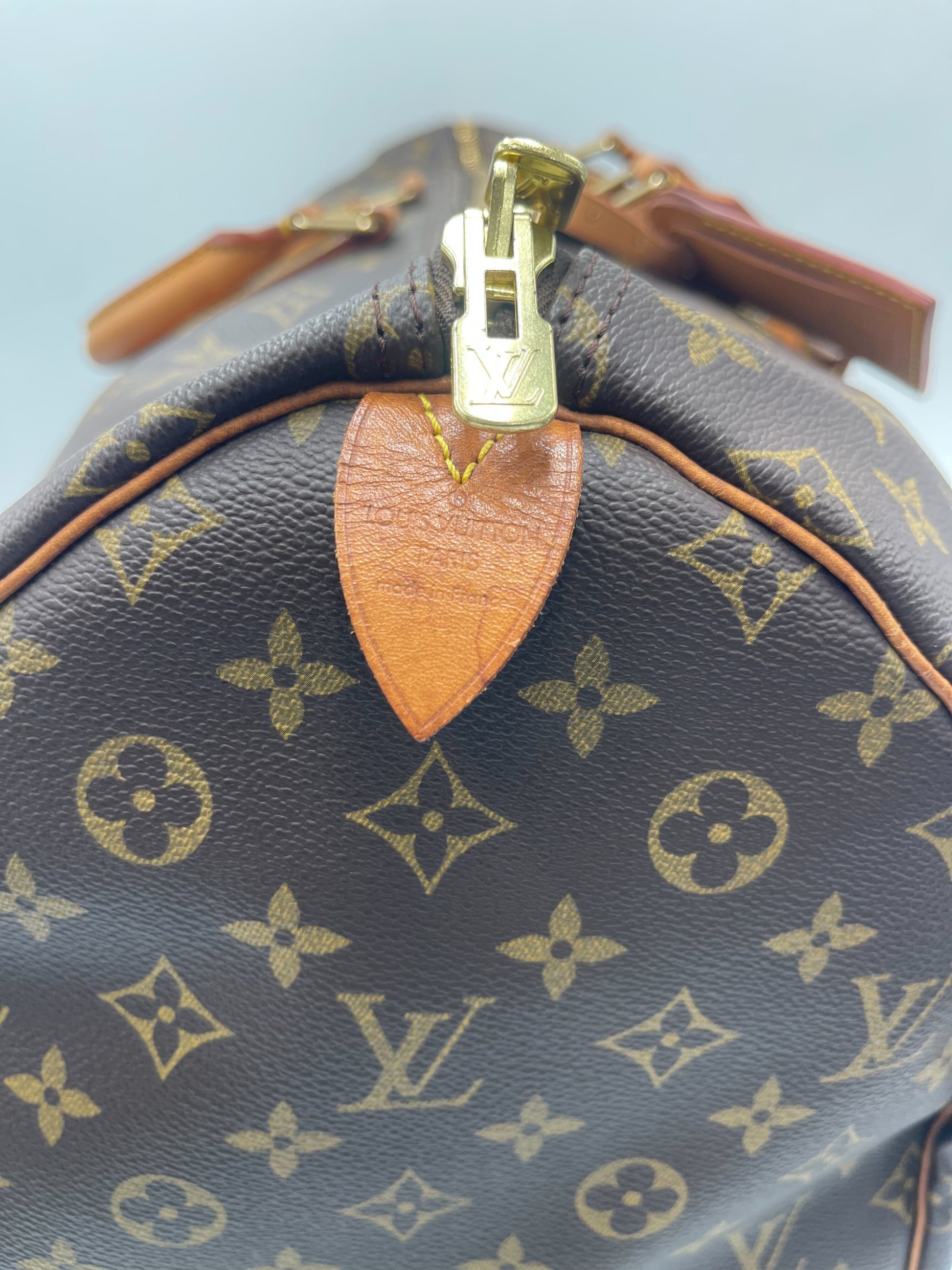 Louis Vuitton Keepall Bag Monogram Canvas, Brown, Canvas, Travel Bag