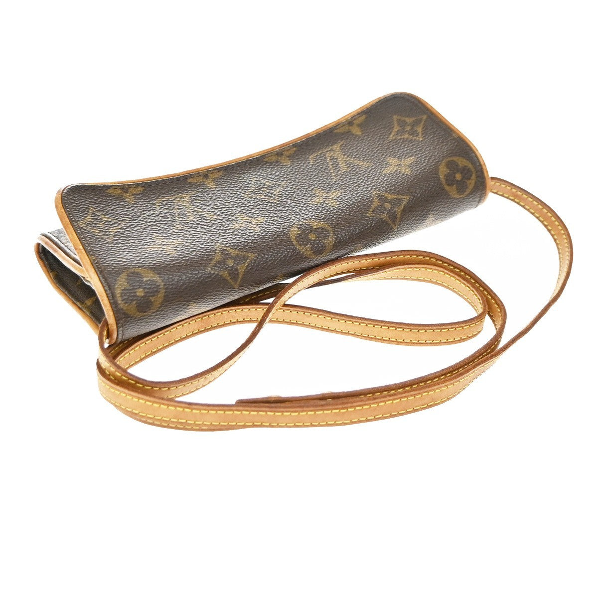 Louis Vuitton Twin Monogram Canvas, Brown, Canvas, Clutch
