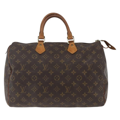 Louis Vuitton Speedy Handbag Monogram Canvas, BROWN, CANVAS, Handbag
