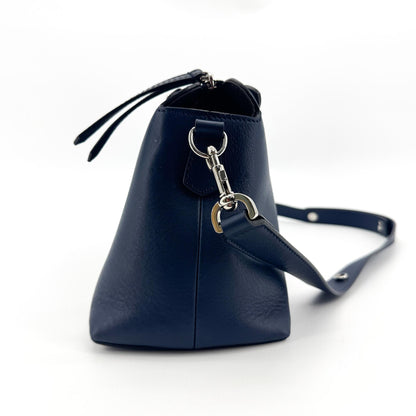 Fendi Selleria By The Way Satchel Leather, White, Calfskin, Shoulder Bag