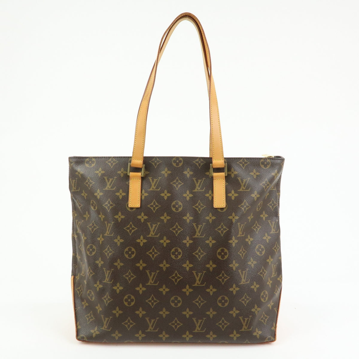 Louis Vuitton Cabas Mezzo Monogram Canvas, Brown, Canvas, Tote Bag