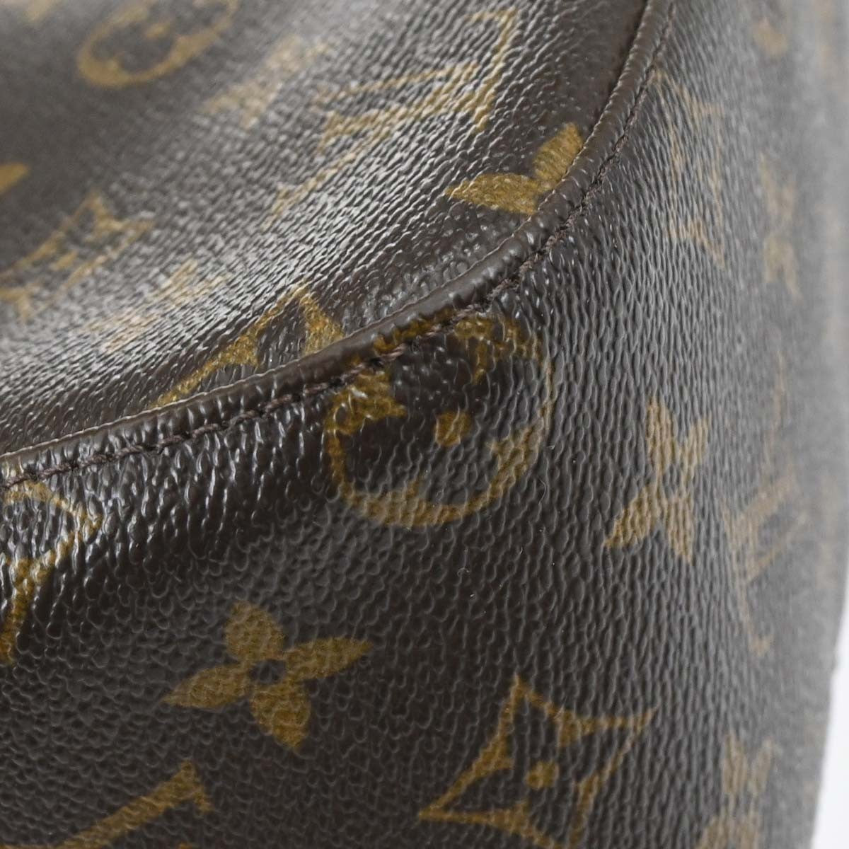 Louis Vuitton Looping Monogram Canvas, Brown, Canvas, Handbag