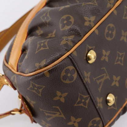 Louis Vuitton Clara Handbag Monogram Canvas, Brown, Canvas, Handbag
