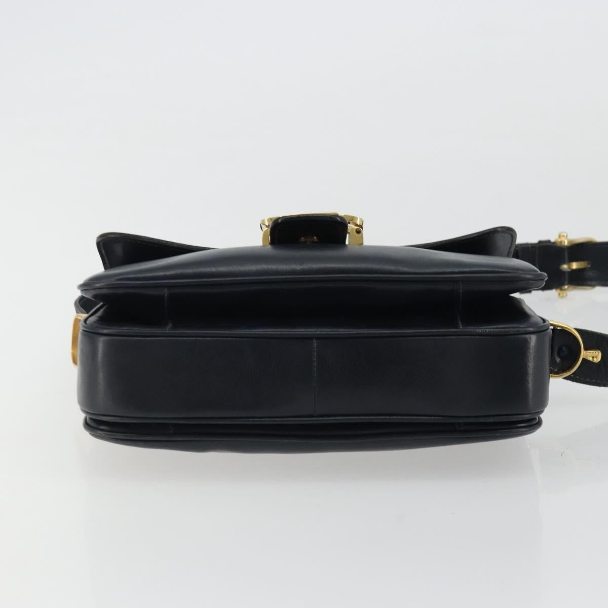 Celine Horse Carriage Leather, Black, Leather, Shoulder Bag