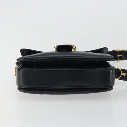 Celine Horse Carriage Leather, Black, Leather, Shoulder Bag