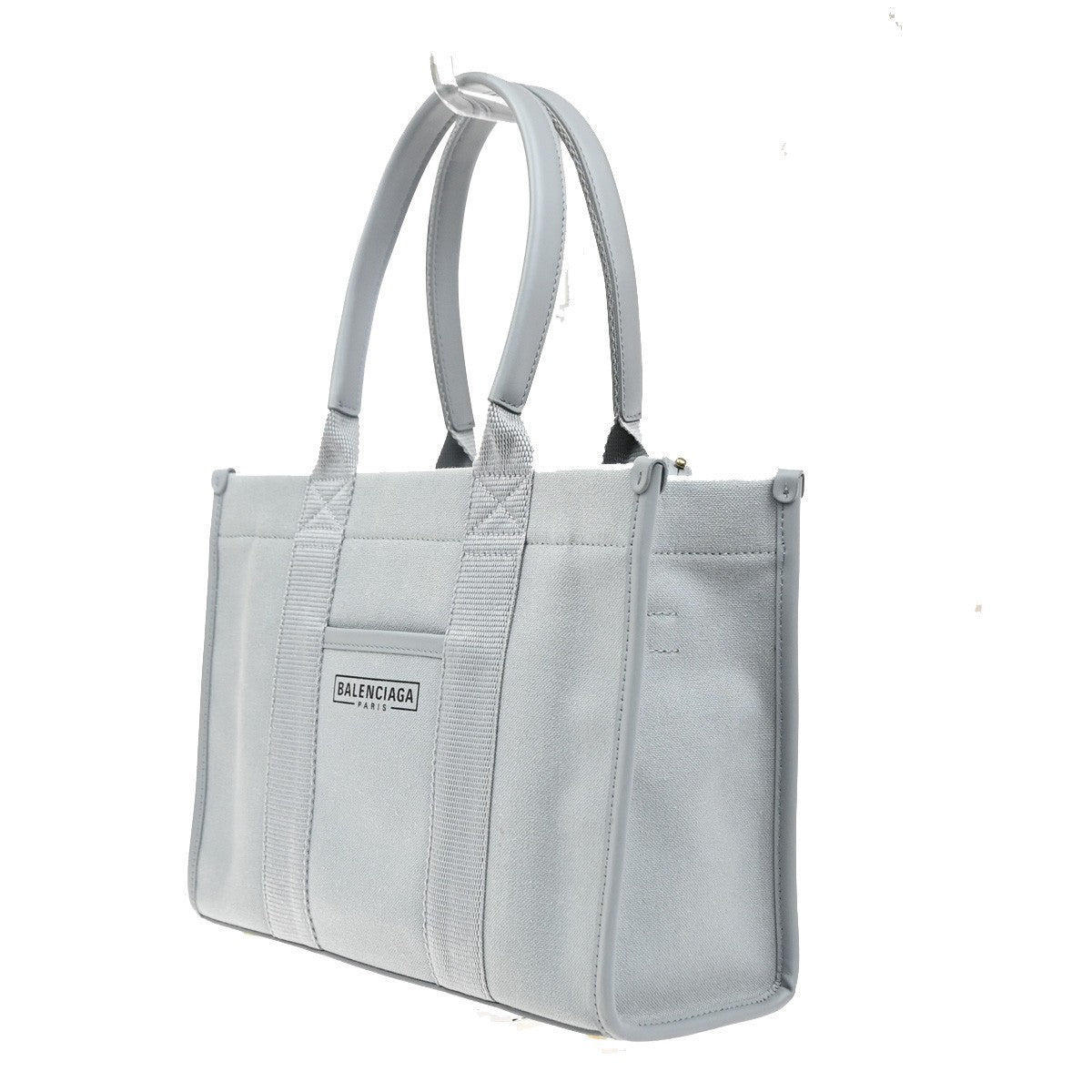 Balenciaga Hardware Canvas, Gray, Canvas, Tote Bag