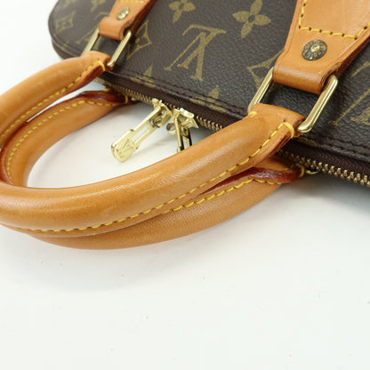 Louis Vuitton Alma Monogram Canvas, Brown, Canvas, Handbag
