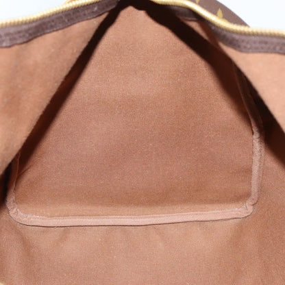 Louis Vuitton Keepall Bag Monogram Canvas, BROWN, CANVAS, Travel bag