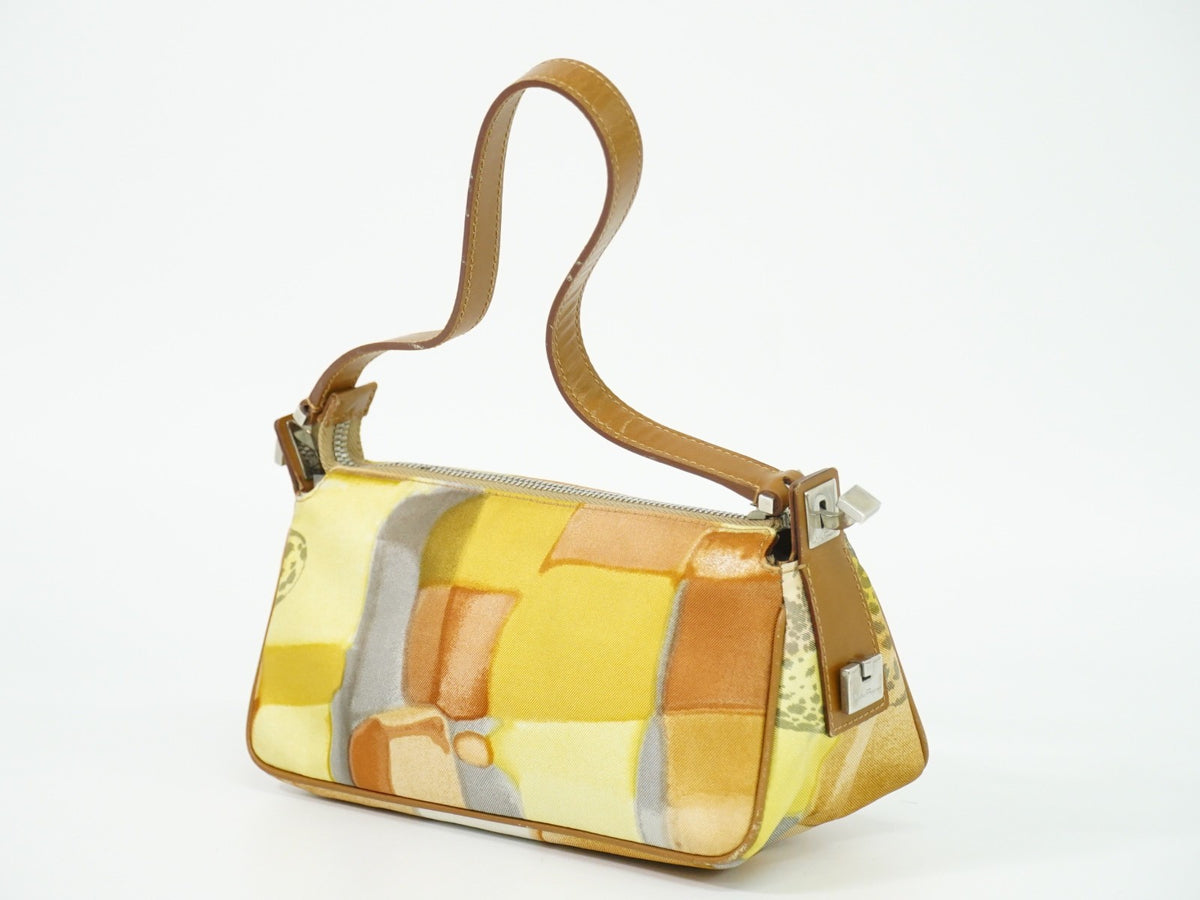 Salvatore Ferragamo Vintage Canvas, Multicolour, Canvas, Shoulder Bag
