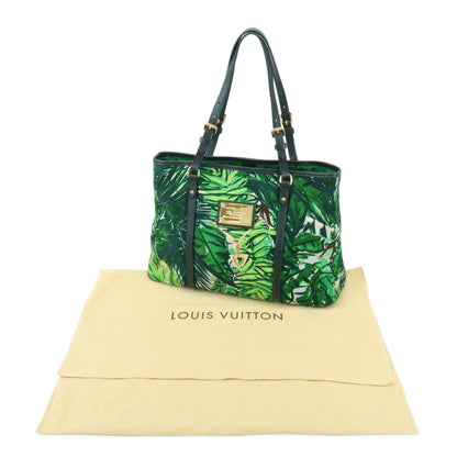 Louis Vuitton Ailleurs Cabas Limited Edition Printed Canvas, Green, Canvas, Tote Bag