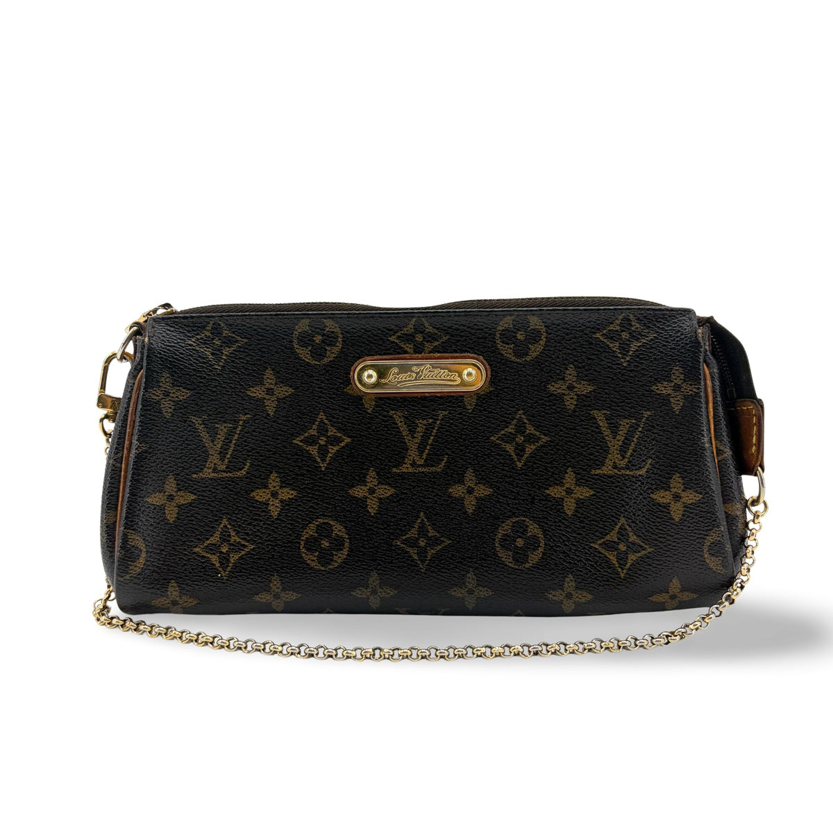 Louis Vuitton Eva Monogram Canvas, Brown, Canvas, Handbag