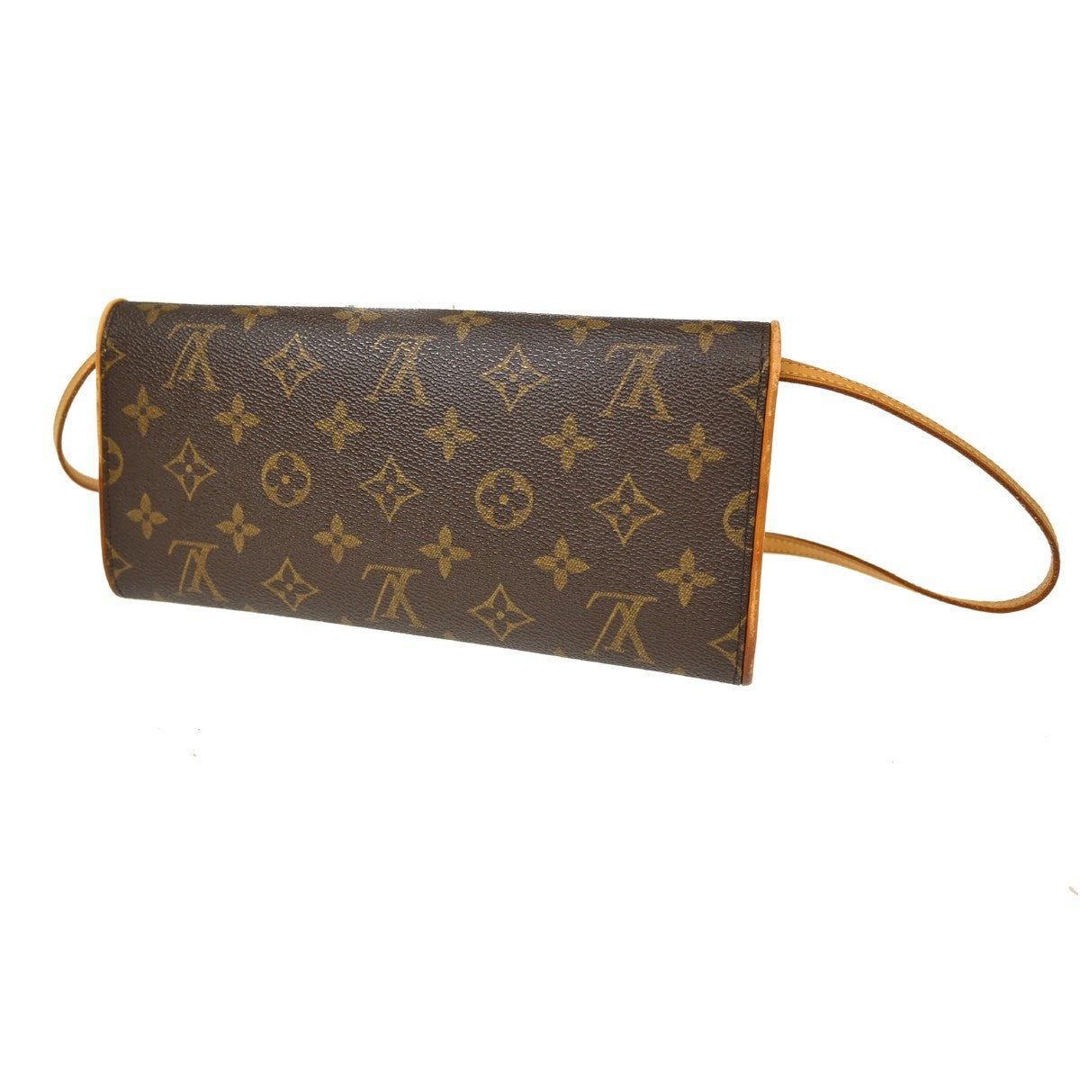 Louis Vuitton Twin Monogram Canvas, Brown, Canvas, Clutch