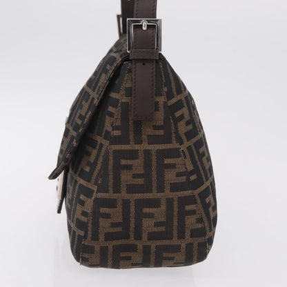 Fendi Zucchino Mamma Baguette Canvas, Multicolour, Canvas, Shoulder Bag