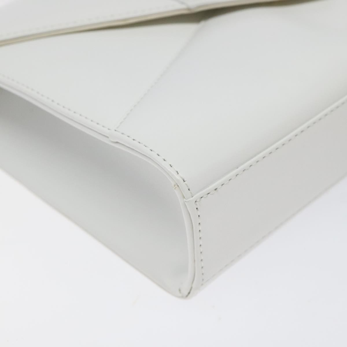 Givenchy Vintage 4G Leather, White, Leather, Shoulder Bag