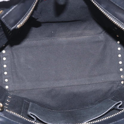 Valentino Garavani Rockstud Soft Leather, Black, Leather, Tote Bag
