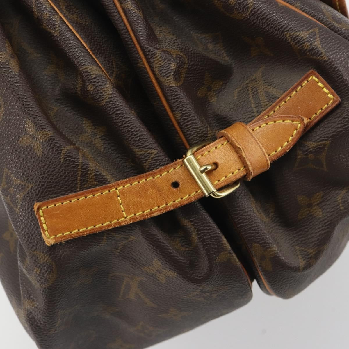 Louis Vuitton Saumur Monogram, Brown, Canvas, Shoulder Bag