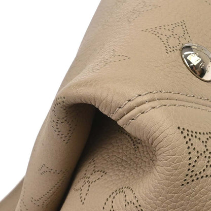 Louis Vuitton Mahina Monogram Leather, Beige, Leather, Shoulder Bag