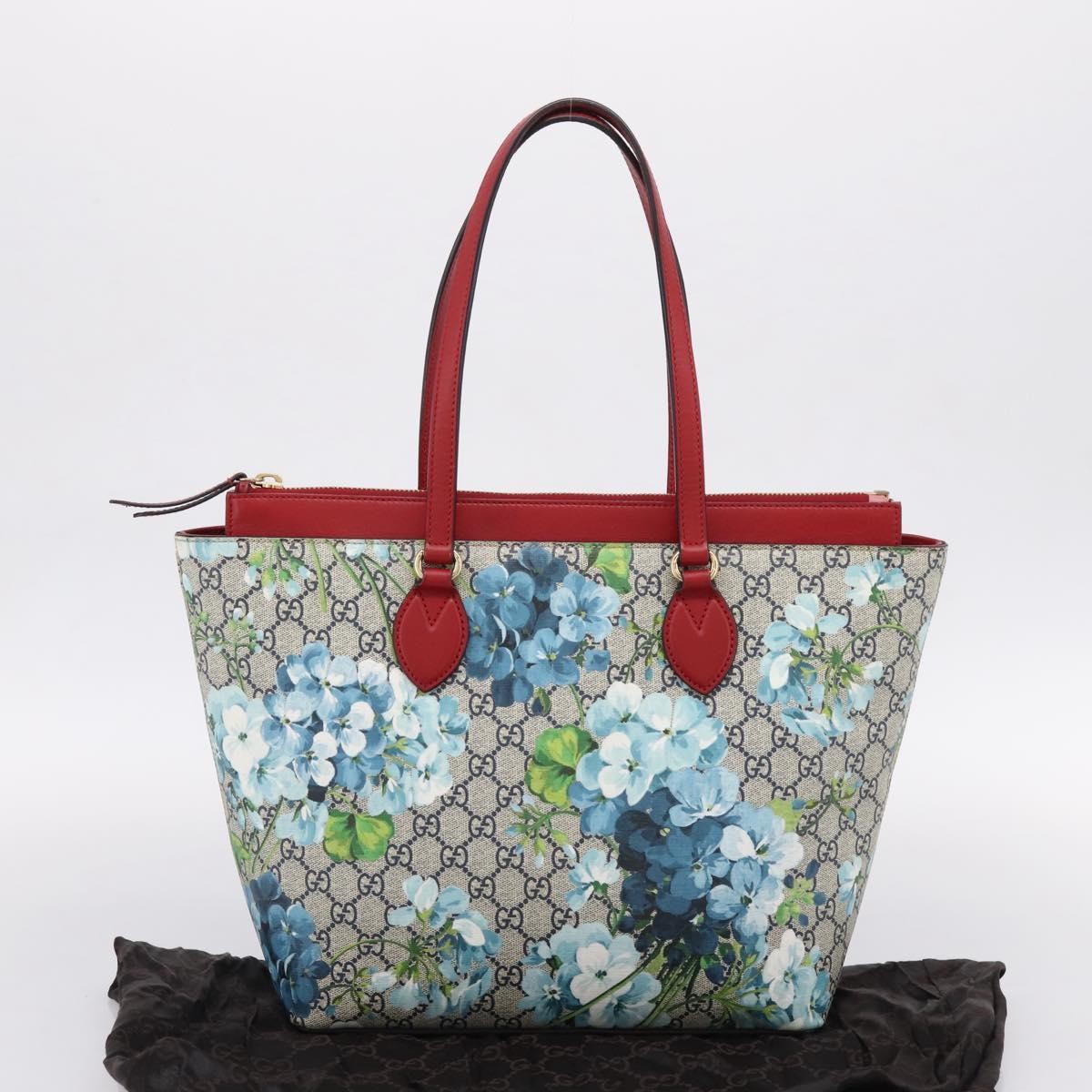 Gucci Linea A Convertible Blooms Print GG Coated Canvas, Multicolour, Canvas, Tote Bag