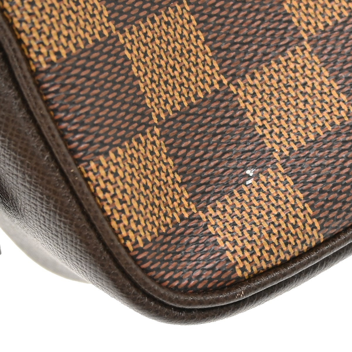 Louis Vuitton Trousse Toilette Damier Canvas, Brown, Canvas, Clutch
