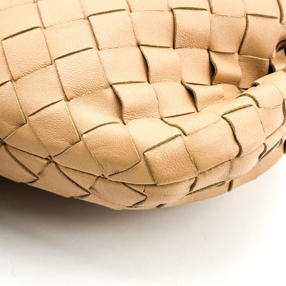 Bottega Veneta BV Jodie Hobo Intrecciato Nappa, Brown, Leather, Shoulder Bag