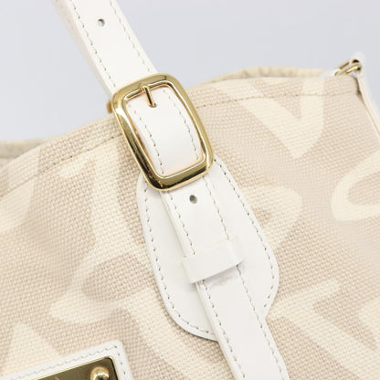 Louis Vuitton Tahitienne Cabas Canvas, Beige, Canvas, Tote Bag